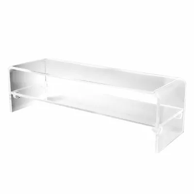 Clear Acrylic Plastic Table With Shelf Coffee Table Television Stand Unit • £134