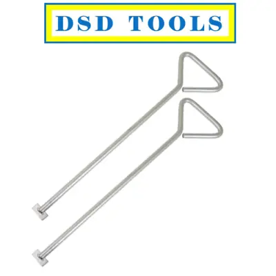 US PRO Tools 520MM T-End Manhole Cover Keys 2 Pack 2303 • £10.35