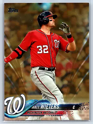 2018 Topps Series 2 Gold #424 Matt Wieters Nationals /2018 • $1