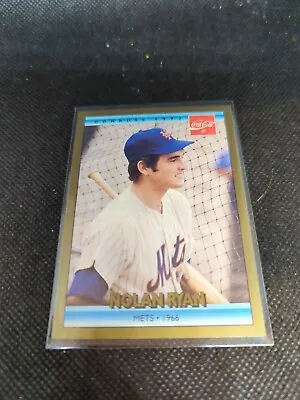 $1.50 • Buy 1992 Donruss Coca-Cola Nolan Ryan Baseball #1 Nolan Ryan New York Mets