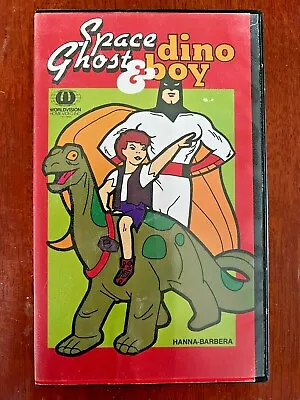 Vintage VHS Video Tape - Space Ghost & Dino Boy - RARE Hanna-Barbera 1980 • $15