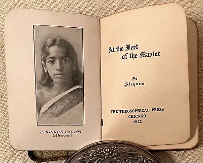 Old Miniature Book At The Feet Of The Master Alcyone J Krishnamurti Theosophy • $9.99