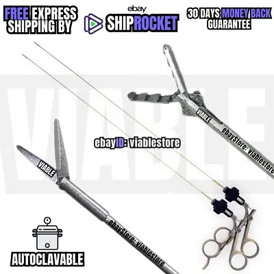 HYSTEROSCOPY SEMI RIGID GRASPER SCISSOR ALLIGATOR SCISSOR FORCEPS 5Fr 450mm • $149.23