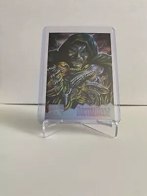 1995 Fleer Marvel Masterpieces Doctor Doom Holo Flash Limited Edition # 3 Of 8 • $12.50