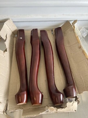 Set Of (4)  Queen Anne Foot Unfinished Furniture Legs • £61.50