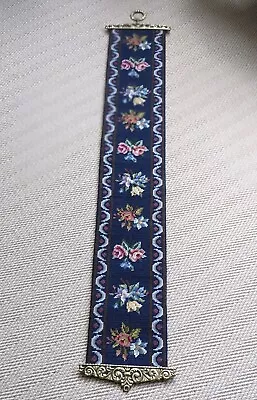 £40 • Buy Vintage Needlepoint Bell Pull