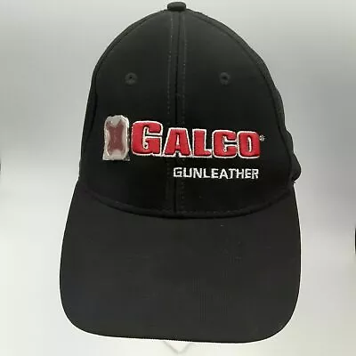 Galco Gun Leather Hat Cap Black Red White Script Metal Logo LA Police Gear OSFM • $14.99