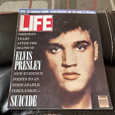 Vintage Elvis Presley On Cover Life Magazine June 1990 • $10