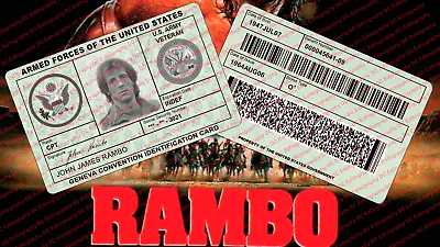 Rambo Military ID • $9.99