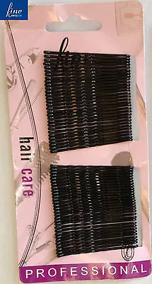 Bobby Pins Hair Grips Clip Clamps Waved Slides 4.5cm • £2.69