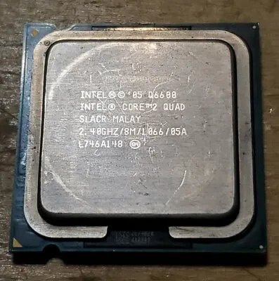 Intel Core 2 Quad Q6600 2.4GHz CPU Processor SLACR Socket 775 8MB Cache • $4.37