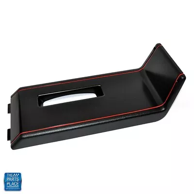 86-88 Monte Carlo El Camino Console Top Plate SS Black Red Auto GM 14086220 • $87.99