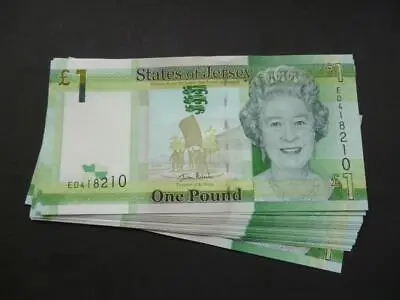 A States Of Jersey One Pound Note In Un-circulated Mint Condition  Jersey £1. • £3.50
