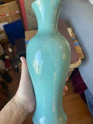 19th C. Chinese Robins Egg Vase • $50