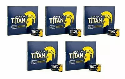 $46.50 • Buy 500 Ct Dorco Titan Double Edge Razor Blades 