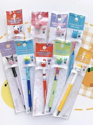 Japan Daiso Sanrio Ballpoint Pen Black 0.7mm HelloKitty/Alien/Mickey/Donald • $10.95