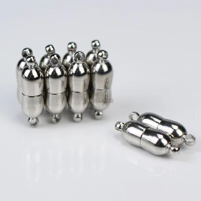 10pcs Strong Magnetic Clasps Necklace Bracelet Connectors For DIY Jewelry CP240 • $10.99