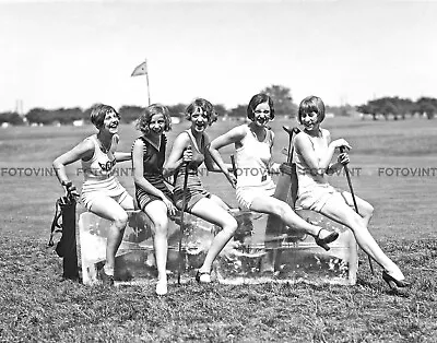 Vintage WOMENS GOLF Photo Picture GOLFING LADIES Photograph #1 8x10 11x14 16x20 • $4.95