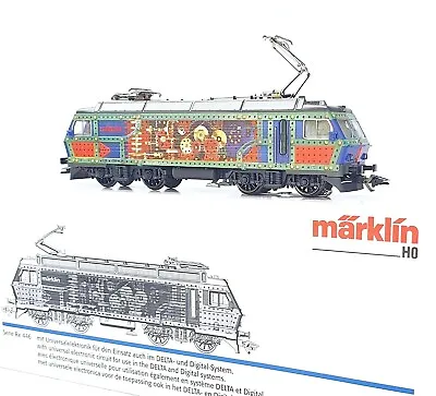 Marklin AC HO 1:87 Swiss SBB Re 446  METALLBAUKASTEN  ELECTRIC LOCOMOTIVE MIB`98 • $174.99