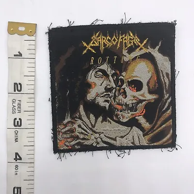 Sarcofago Rotting Woven Patch Death Thrash Sepultura Sodom Metal • $17