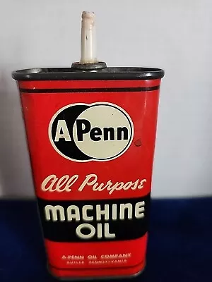  A Penn Oil  Tin;3 FL.OZ. All Purpose Vtg.  Machine Oiler Advertising; CAN • $27.07