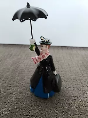 Vintage 1960s Ceramic Disney Mary Poppins With Umbrella Figurine Japan  • $54.99