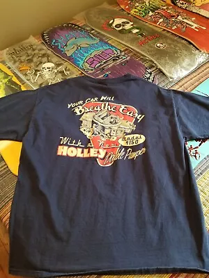 $39 • Buy RARE  Holly Carburetor Double Pumper 4150 Shirt XL Hot Rod Muscle Car V8