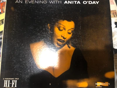 $39 • Buy ANITA O'DAY An Evening With LP NORGRAN MG N-1057 US 1955 DG MONO Tal Farlow