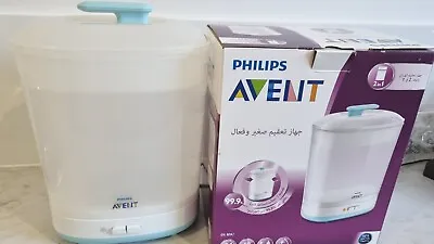 $44.99 • Buy Philips Avent Electric Steam Steriliser 2 In 1 Preowned In A Good Condition 