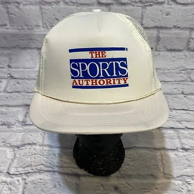 Sports Authority Vintage 1990's Mesh Snapback Adult Employee Hat • $20