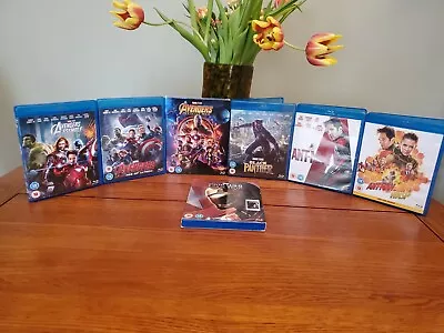 Marvel BluRay Collection Inc Avengers Black Panther Ant-Man. Free Post  • £19.95