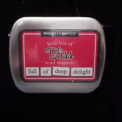 Magnetic Poetry Little Box Of BLISS Word Magnets • $7.95