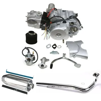 125cc Semi Auto Engine Motor 3+1 Reverse 110cc 70cc Lifan 4 Wheeler ATV Go Kart • $419.51