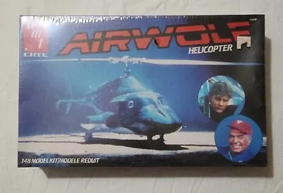 $26 • Buy ERTL AMT Airwolf Helicopter 6680 1:48 Scale Model Kit Vtg 1984 Factory Sealed
