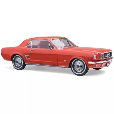 CLASSIC 1/18  Ford 1966 Pony Mustang RHD Signal Flare Red #18804 IN STOCK • $279.99