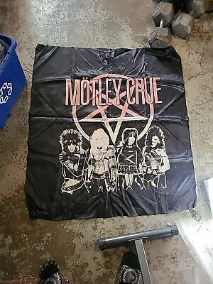 Vintage 1984 Motley Crue Shout At The Devil Tapestry Poster Banner Huge Rare • $200