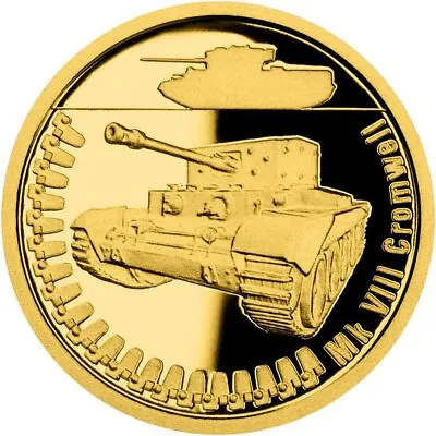 Mk Viii Cromwell Armoured Vehicles Gold Coin- Niue 2022 (Limited Mintage 250pcs) • £578.55