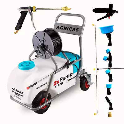 AGRICAS 15.85 Gallon Battery Powered Sprayer With Double Professional Pump • $499.99