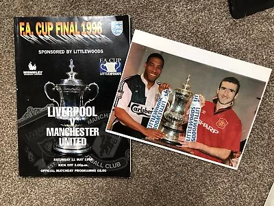 1996 Fa Cup Final Man Utd V Liverpool & Press Photo • £17.95