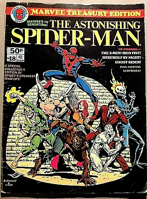 £16.99 • Buy Marvel Treasury Edition💯 Giant Size Spiderman-Man Team Ups⭐Collectors Ed⭐1978