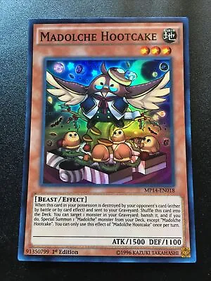 YUGIOH Madolche Hootcake (MP14-EN018) - NM Super Rare  • $15