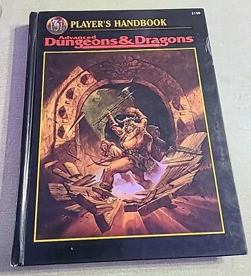 Advanced Dungeons & Dragons Player's Handbook TSR 2159 Core Rules AD&D D&D  • $43.91