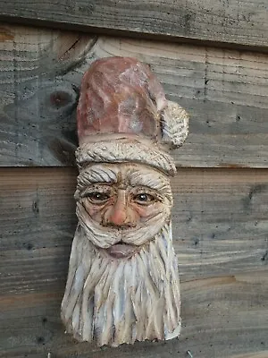 £34.99 • Buy Chainsaw Carved Father Christmas /Green Man / Wood Spirit