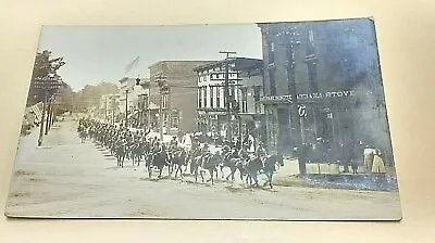 Kappys Antique Rppc World War 1  10th Vermont Company Parade In Town Cs1133 • $19.95