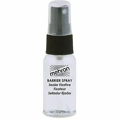 Mehron Barrier Spray Pro Makeup Setting Fixer & Sealer - 1 Oz • $10.99