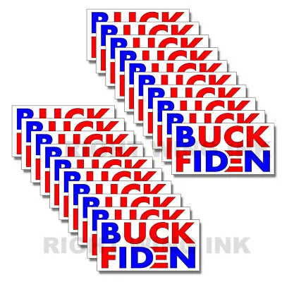$16.99 • Buy Buck Fiden Anti Biden Bumper Stickers Funny Decal Pro Trump 20 PACK