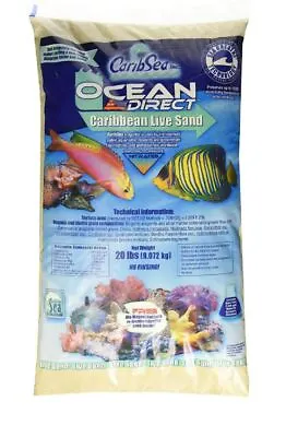 CaribSea Ocean Direct Natural Live Sand Coral Reef Aquarium Marine Fish Tank • £30.99