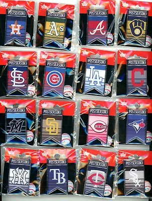 2020 MLB Postseason Banner Pin Choice 16 Pins To Choose From NL AL World Series • $8.99