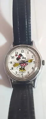 Disney Lorus V515-6080 Minnie Mouse Vintage Watch New Battery Works! • $7.99