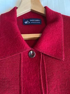Saint James: Men's Heavy Wool Cardigan • £50